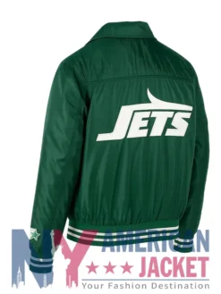 Trucker New York Jets Silver-Tab Varsity Jacket