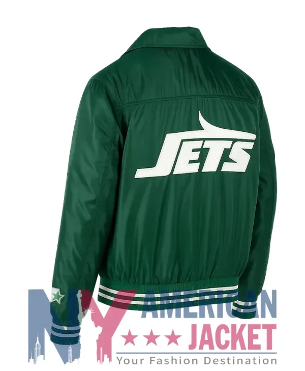 Trucker New York Jets Silver-Tab Varsity Jacket