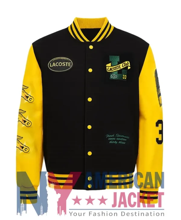 Two-Tone Letterman Jacket Lacoste