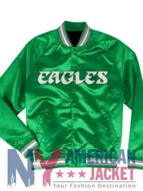 Varsity Eagles Philadelphia Satin Jacket