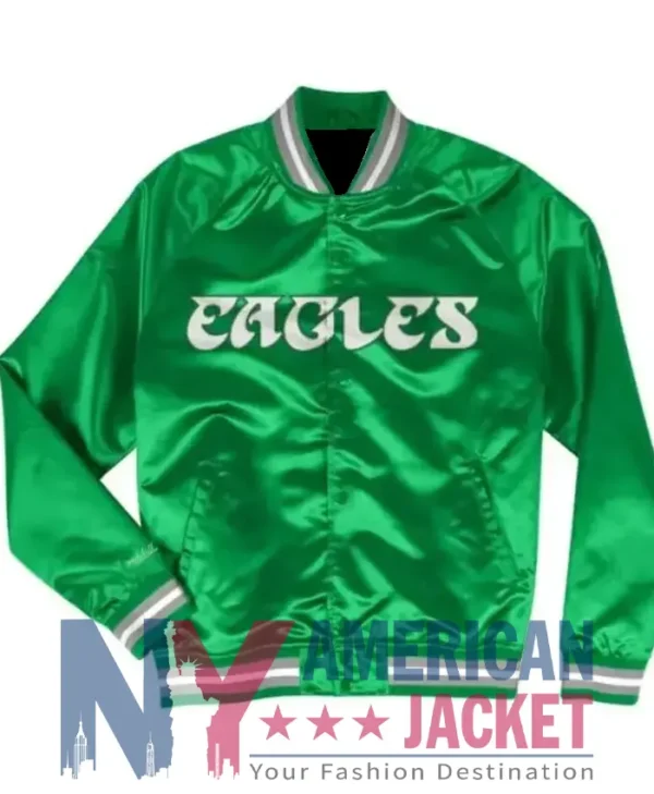 Varsity Eagles Philadelphia Satin Jacket