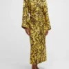 Versace Multicolor Silk Robe