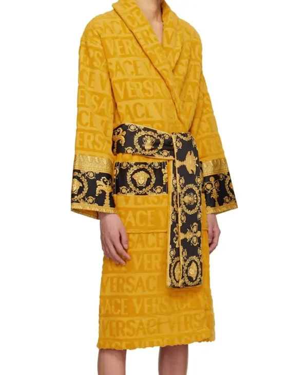 Versace Yellow Robe For Men