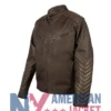Virgil RST Roadster Air Ce Leather Brown Jacket