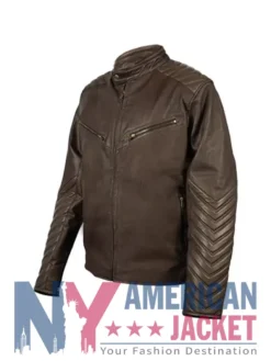 Virgil RST Roadster Air Ce Leather Brown Jacket