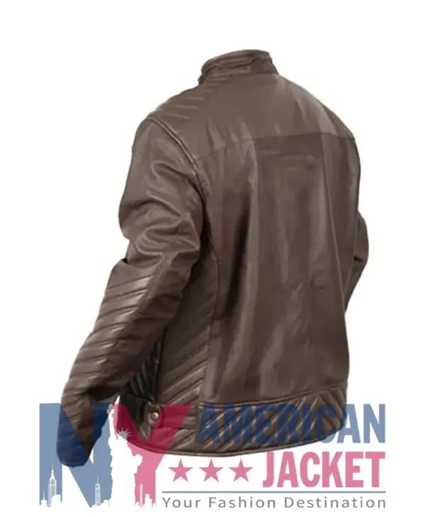 Virgil RST Roadster Brown Air Ce Leather Jacket