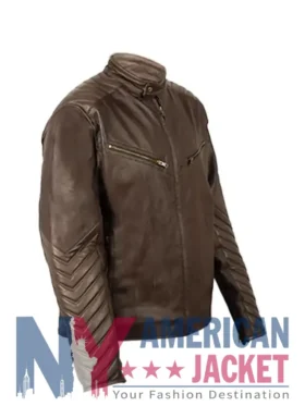 Virgil Roadster RST Brown Air Ce Leather Jacket