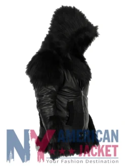 WWE Black Seth Rollins Shearling Jacket