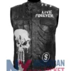 WWE Money In The Bank Priest Damian Black Leather Vest
