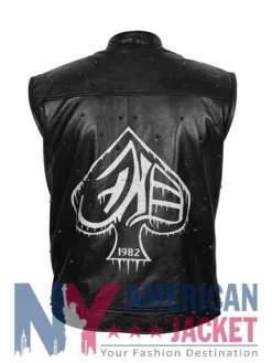 WWE Money In The Priest Bank Damian Black Leather Vest