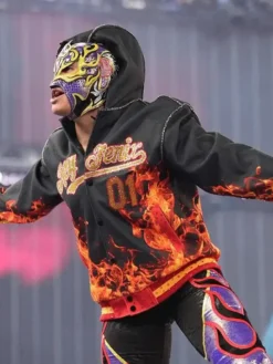 WWE Rey Fenix SummerSlam 2025 Hooded Jacket