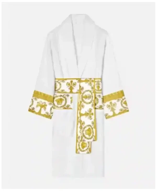 White Versace Robe