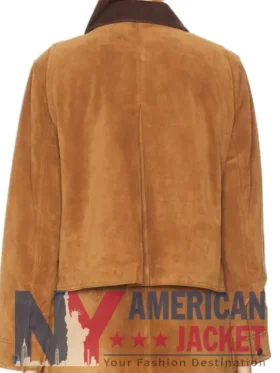 Women's Walters Crop Suede Brown Jacket