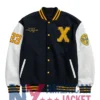Xavier Institute Black And White Letterman Varsity Jacket