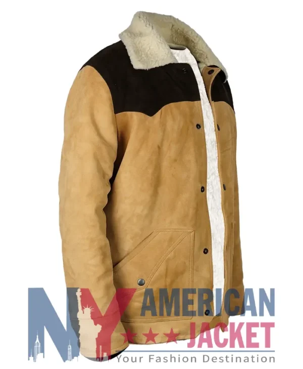 Yellowstone S05 Luke Grimes Leather Suede Jacket