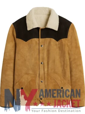Yellowstone S05 Luke Grimes Suede Leather Jacket