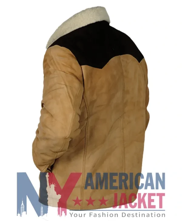 Yellowstone S05 Suede Luke Grimes Leather Jacket