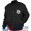 100th Season Boss NY Giants Bomber Hugo Black Jacket