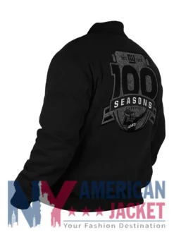 100th Season Giants Boss NY Hugo Black Bomber Jacket