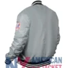 90’s New York Yankees Silver Varsity Jacket