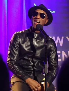 A New York Evening With Aloe Blacc Black Leather Jacket