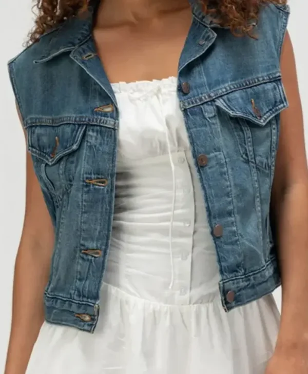 Acapulco S04 Denim Regina Reynoso Vest