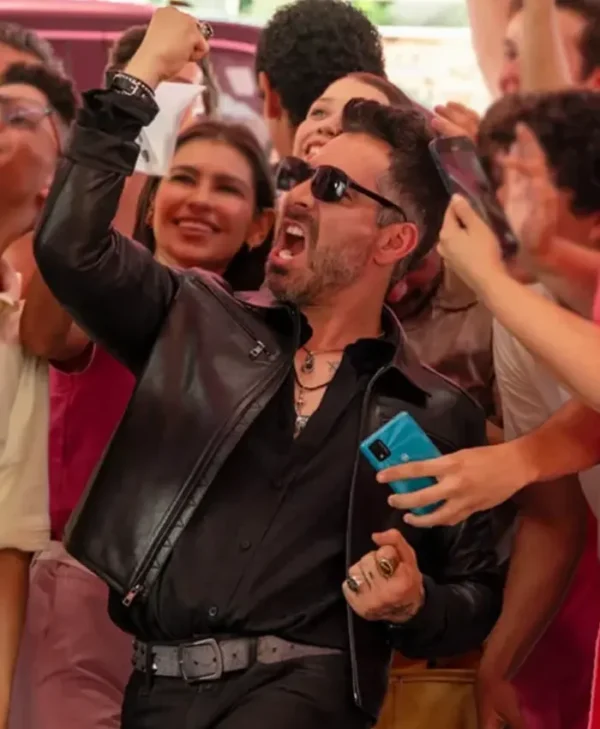 Acapulco S04 Omar Chaparro Leather Black Jacket