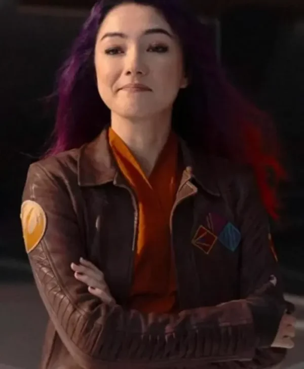 Ahsoka 2023 Sabine Wren Brown Leather Jacket