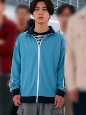 Alice in Borderland S03 Daigo Kotaro Blue Track Jacket