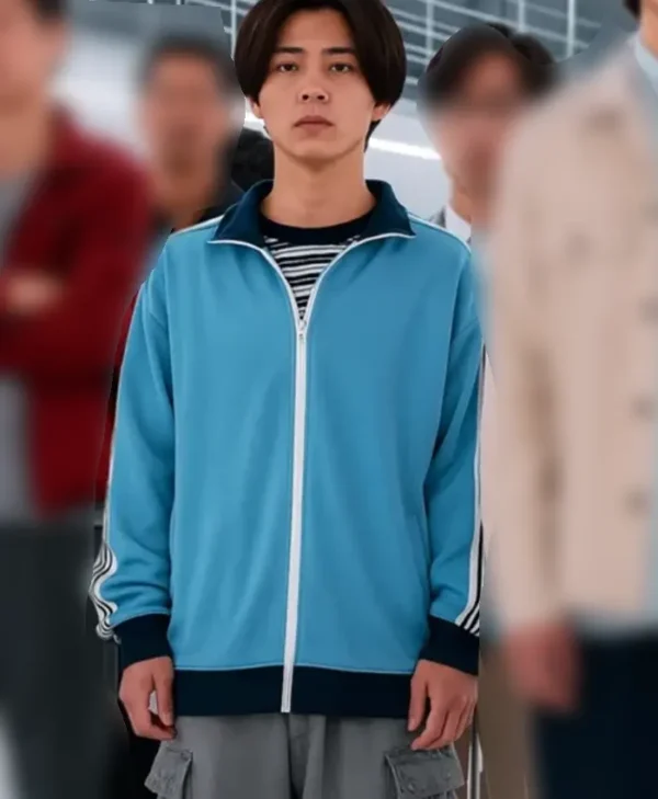 Alice in Borderland S03 Daigo Kotaro Blue Track Jacket