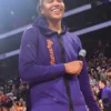 Alyssa Thomas Phoenix Mercury 2025 Purple Hoodie