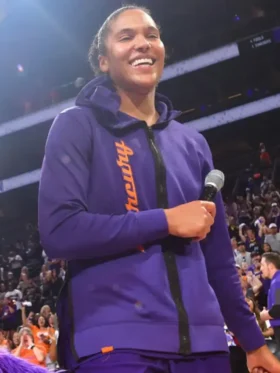 Alyssa Thomas Phoenix Mercury 2025 Purple Hoodie