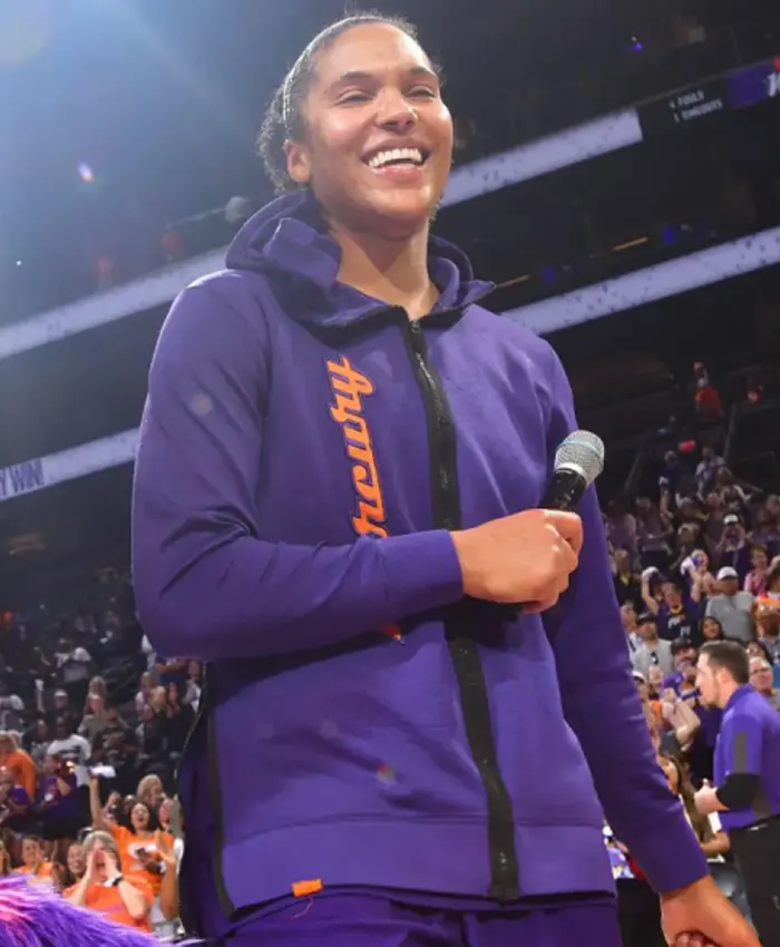 Alyssa Thomas Phoenix Mercury 2025 Purple Hoodie