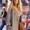 And Just Like That Sarah Jessica Parker Grey Coat