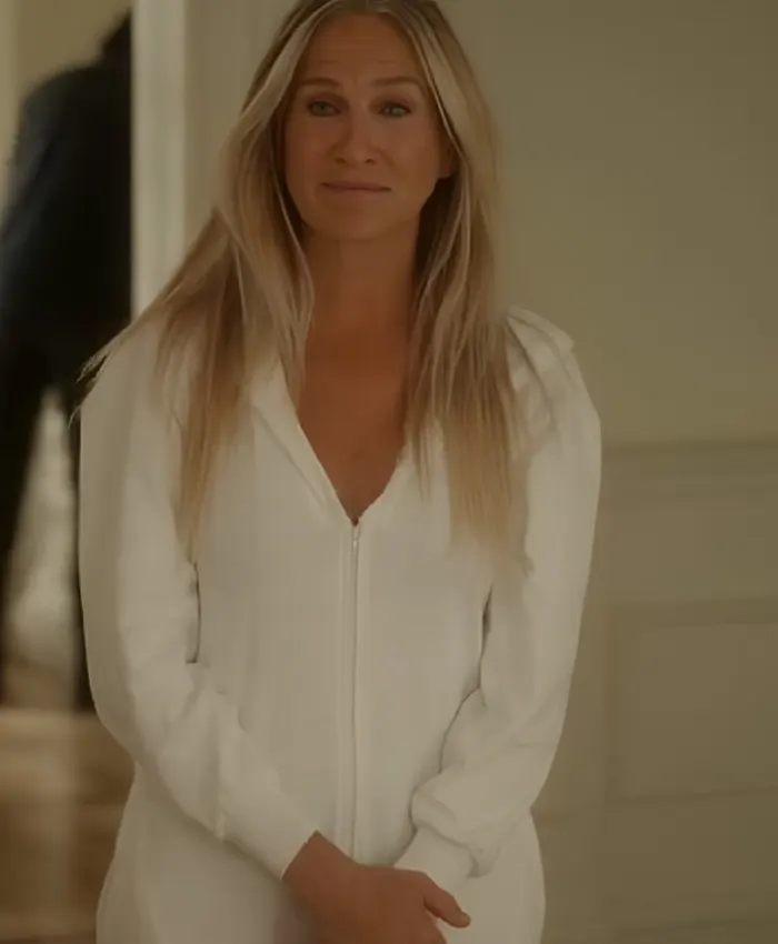 And Just Like That Sarah Jessica Parker White Jumpsuit