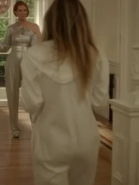 And Just Like That White Sarah Jessica Parker Jumpsuit
