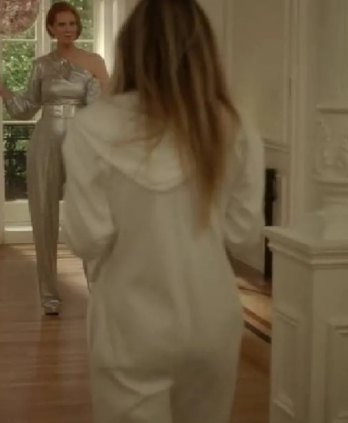 And Just Like That White Sarah Jessica Parker Jumpsuit