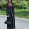 Anne Hathaway The Devil Wears Prada 2 Black Coat