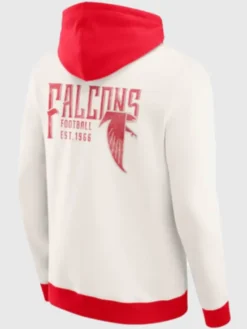 Alternative view of Atlanta Falcons Fanatics Distressed Graphics Hoodie