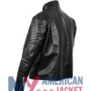 Batman v Leather Black Jacket Superman