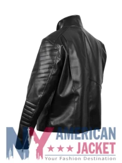 Batman v Leather Black Jacket Superman