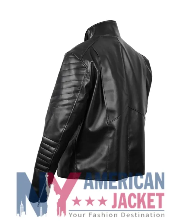 Batman v Leather Black Jacket Superman