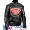 Batman v Leather Black Superman Jacket