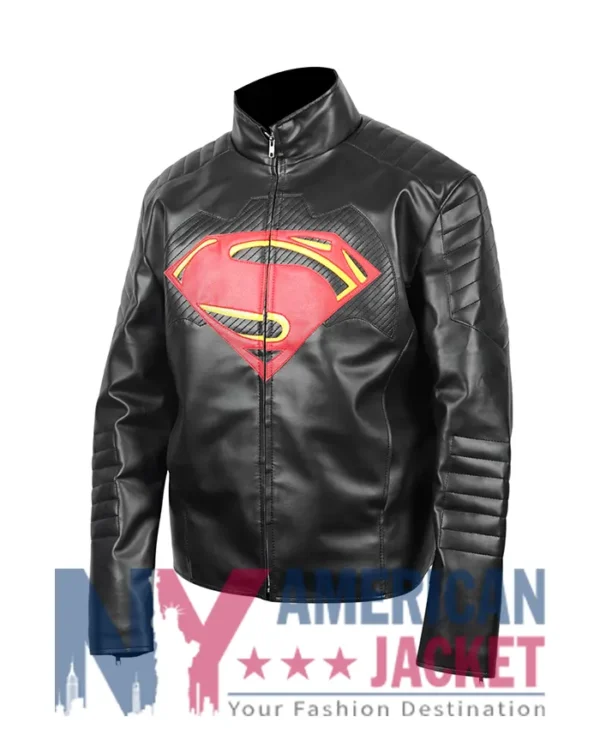 Batman v Superman Leather Black Jacket
