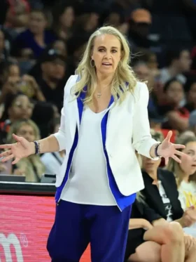 Becky Hammon Las Vegas Aces 2025 White Blazer