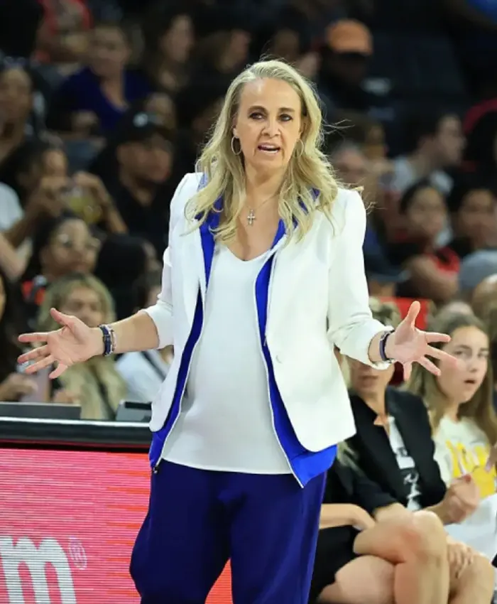 Becky Hammon Las Vegas Aces 2025 White Blazer