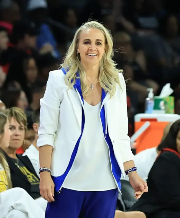 Becky Hammon White Las Vegas Aces 2025 Blazer