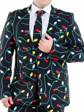 Big and Tall Christmas Suit Jacket