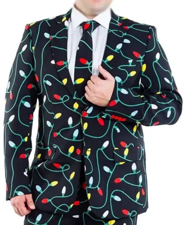 Big and Tall Christmas Suit Jacket
