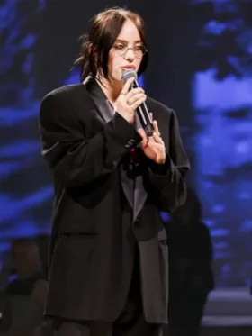Billie Eilish Nat Gala 2025 Black Blazer For Women